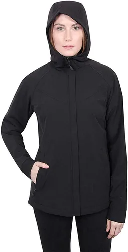 Vista 3 de Kirkland Signature Chaqueta Softshell impermeable resistente al viento para mujer
