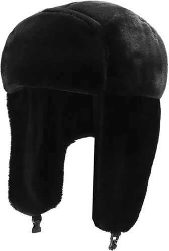 Vista 8 de Peicees Sombreros de invierno para hombres y mujeres, sombreros de invierno Ushanka, sombrero de trampero con calentador de orejeras para adultos