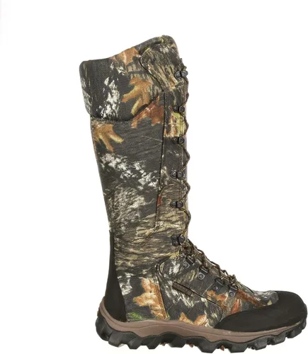 Vista 7 de Botas de serpiente con cremallera lateral impermeables para hombre de Rocky, camuflaje MOBU