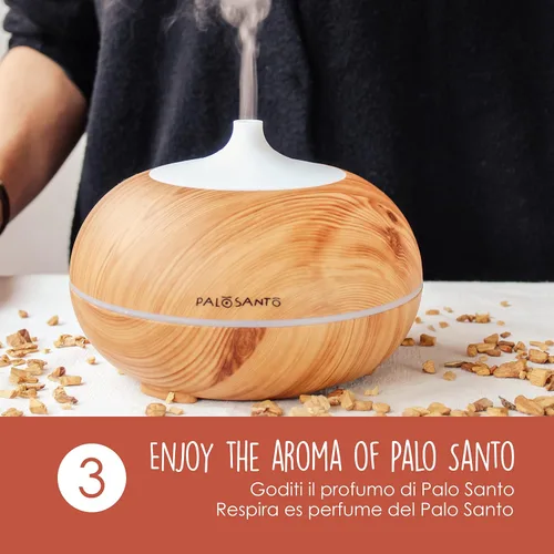Vista 6 de PALOSANTO - Aceite Esencial Palo Santo de Perú - Seleccion - Aceites esenciales puros orgánicos para difusor - Aceite de Palo Santo Ideal