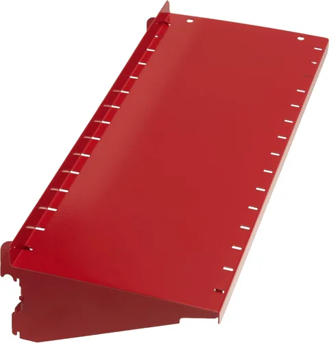 Vista 4 de Wall Control ASM-SH-1606 B Juego de estantes perforados, profundos, de 6 pulgadas, para panel de herramientas con perforaciones o ranuras.