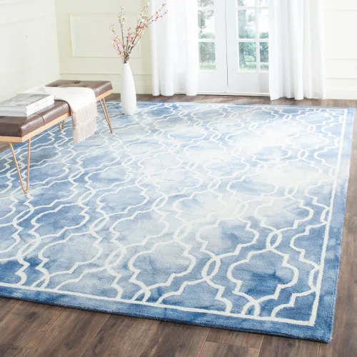 Vista 10 de SAFAVIEH Dip Dye Collection DDY539G - Alfombra decorativa de lana prémium hecha a mano con acuarela marroquí de 2 x 3 pies, color beige/marfil