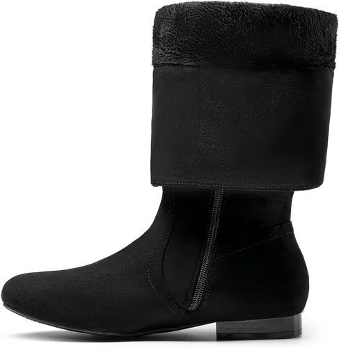 Vista 4 de DREAM PAIRS Womens Wide Calf Knee High Pull On Fall Weather Winter Boots