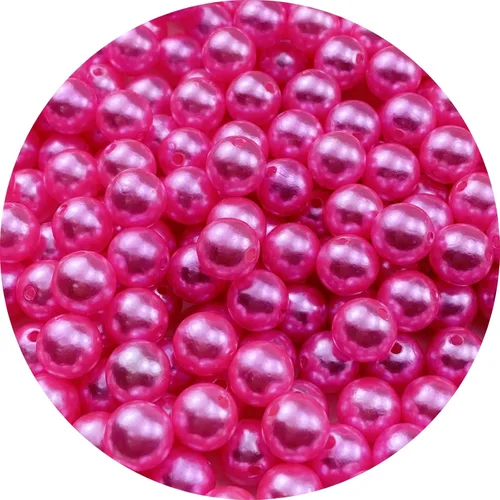 Vista 45 de 4000 piezas Cuentas de perlas para manualidades 3mm Perla de resina para hacer joyas Cuentas de perlas redondas a granel con agujero para collares