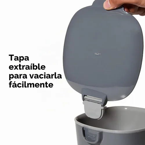 Vista 6 de OXO Good Grips - Contenedor de compostaje fácil de limpiar, color carbón, 0.75 galones
