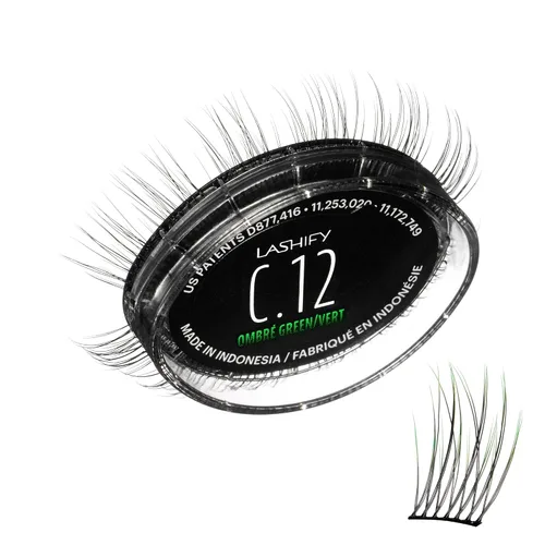 Vista 27 de Lashify Curl - Extensiones de pestañas Gossamer DIY de 0.394 pulgadas, color negro, pestañas postizas fáciles para un aspecto natural