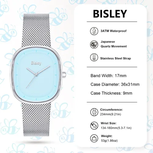 Vista 3 de Bisley Reloj de mujer Reloj de acero inoxidable