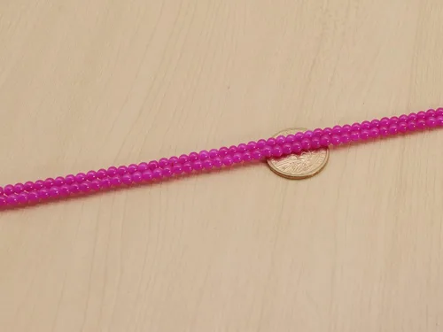 Vista 7 de Cuentas de vidrio de 0.157 pulgadas a granel para hacer joyas, 4700 piezas redondas de cuentas de jade de imitación para pulseras y pulseras