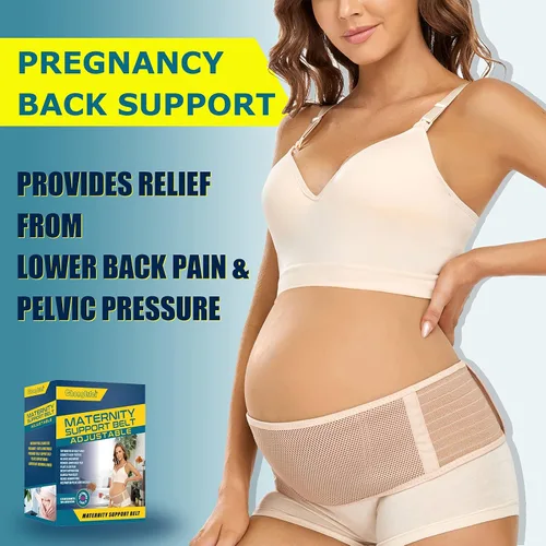 Vista 7 de ChongErfei Soporte posparto 3 en 1 – Cinturón de recuperación para vientre/cintura/pelvis, faja adelgazante + cinturón de maternidad, banda