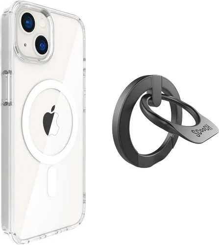 Vista 106 de Scooch para MagCase Compatible con iPhone 12 Mini Incluyendo MagRing 2.0, Soporte para Teléfono Compatible con MagSafe y Pata de Soporte