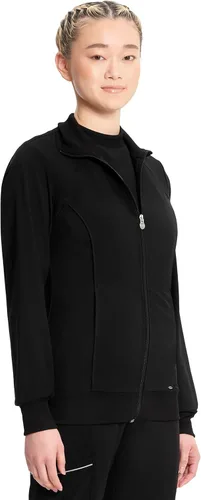 Vista 71 de Infinity by Cherokee 2391A - Chaquetas médicas con cremallera frontal para mujer, tela elástica en 4 direcciones