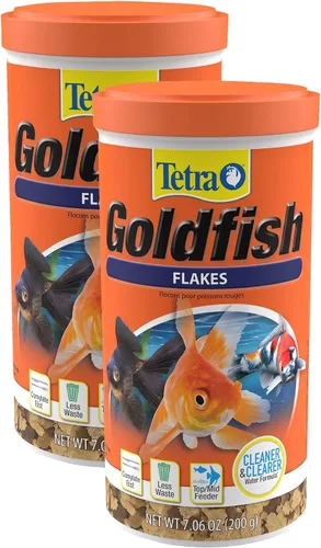 Vista 25 de Tetra Goldfish Flakes, dieta nutricionalmente equilibrada para peces de acuario, copos enriquecidos con vitamina C, 0.42 onzas