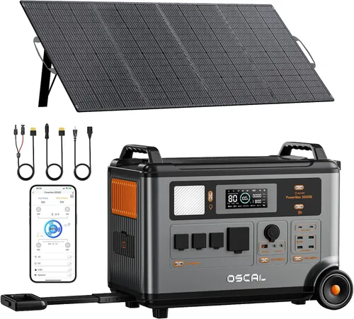 Vista 13 de PowerMax 3600SE 3600W Generador Solar Estación de energía portátil