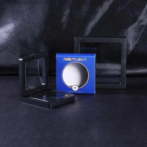 Vista 6 de PunkTracker Kit de perforación de titanio ASTM F136 de 0.49oz0.56oz0.63oz, pasador de inserción cónico para empuje sin roscas, tragus, hélice