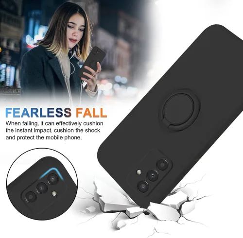 Vista 2 de Funda para Samsung Galaxy A16 4G / 5G con protector de pantalla (paquete de 2) y protector de lente de cámara [2 paquetes], funda magnética