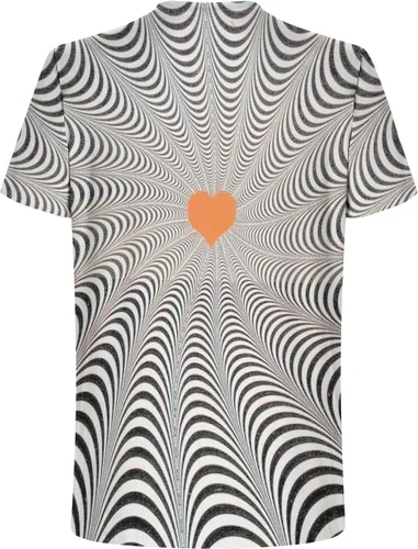 Vista 3 de Muscularfit Camisetas para hombre 2023, ligeras, cuello redondo, manga corta, camisa de verano, casual, holgada, de manga corta, con estampado 3D