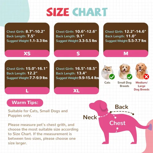 Vista 2 de Camisa para perros pequeños, lindas camisetas de algodón suave sin mangas para perros pequeños, gatos, chaleco para perritos, camiseta