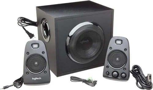 Vista 5 de Sistema de altavoces para el hogar Logitech Z623 de 400 vatios, sistema de altavoces 2.1 - Negro