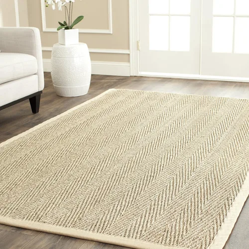 Vista 31 de Safavieh Colección de fibra natural NF115P - Alfombra (fibra natural), color gris, Fibras naturales