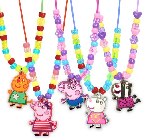 Vista 5 de Tara Toys - Juego de actividades para hacer collar de Peppa