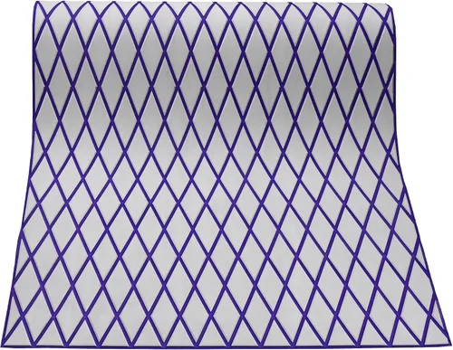 Vista 14 de 102.3" X 45.2" pulgadas, patrón de diamante, cubierta marina autoadhesiva, suelo de barco, cubierta de espuma EVA marina, antideslizante, para Gris