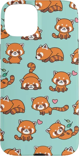 Vista 9 de Cute Funny Kawaii Womens Girls Kids Red Panda Lover Pattern Case for iPhone 17