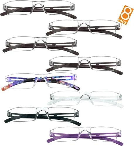 Vista 26 de LifeArt Lentes de bloqueo de luz azul, antifatiga ocular, anteojos de lectura para computadora, anteojos de juegos, gafas de TV para mujeres