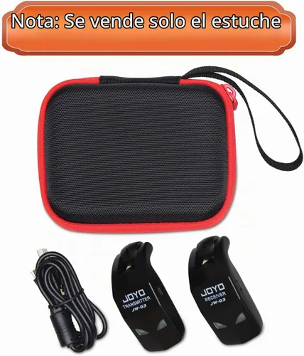 Vista 8 de LTGEM - Funda para sistema de guitarra inalámbrica JOYO JW-03