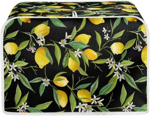 Vista 12 de Veniyate 2 Slice Toaster Cover Kitchen Mushroom Print Small Appliance Cover Bread Maker Dust and Fingerprint Protection, Lightweight and Durable