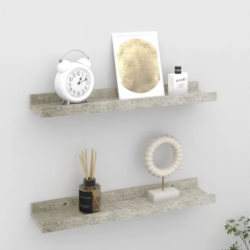 Vista 10 de Estantes de oficina, estantes de baño, estantes de almacenamiento, 4 piezas, color negro, 15.7 x 3.5 x 1.2 pulgadas, adecuados para decoración