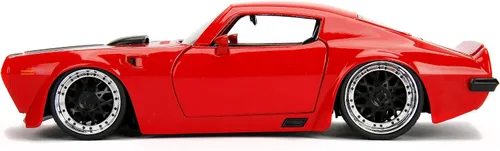 Vista 4 de Jada Big Time Muscle 1:24 1972 Pontiac Firebird - Coche fundido a presión, juguetes para niños y adultos