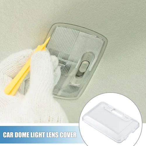 Vista 2 de Cubierta de la lámpara del interior del coche del bisel de la luz de la luz del coche de la bóveda para Mazda Miata 1996-2005 plástico transparente