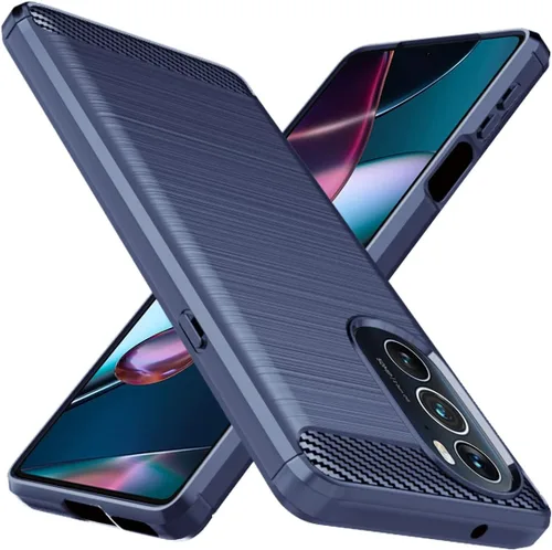 Vista 8 de Osophter Funda para Motorola Edge Plus 2022, Moto Edge Plus 2022, absorción de golpes, flexible de goma de TPU, funda protectora para Motorola Edge