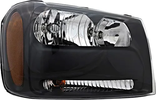 Vista 9 de Compatible con el conjunto de faros de Chevy Trailblazer 2006 2007 2008 2009 Halógeno para lado del conductor y del pasajero