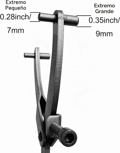 Vista 6 de EUICAE Juego de Llaves de Tuerca - Soporte de Llave Ajustable, Buje, Volante, Piñón, Herramienta de Extracción de Embrague de Ventilador