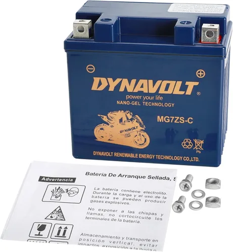 Vista 8 de MG7ZS-C Batería AGM de 12 V 6 AH – Batería deportiva recargable de plomo ácido sellada para ATV motocicleta 50CC-150CC – Reemplaza YTZ7S YTX5L-BS