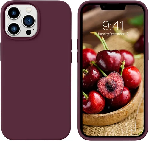 Vista 32 de GUAGUA Funda compatible con iPhone 17 Pro Max de 6.9 pulgadas, silicona líquida, goma de gel suave, delgada, forro de microfibra delgada
