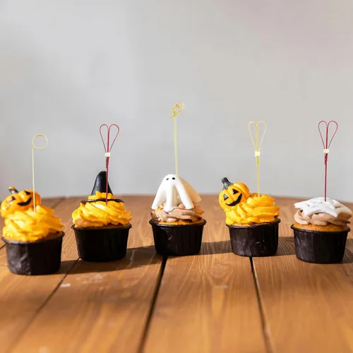 Vista 9 de AUEAR, Paquete de 100 palillos de cóctel de bambú de 4.7 pulgadas en forma de corazón para aperitivos, pinchos de dientes, bocadillos decorativos