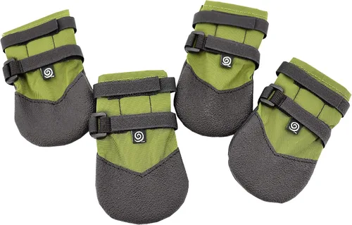 Vista 8 de Protectores Duraderos para Patas de Perro Botas para Perros Zapatos para Perros Botines de Perro Negros de Uso Ligero Resistente al Calor y al