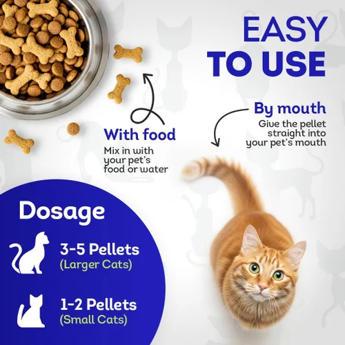 Vista 6 de HA4E - Salud oral para gatos - Alivia la inflamación, alivia el dolor y combate las enfermedades de las encías, natural, sin OMG, orgánico, sin