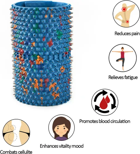 Vista 2 de Lyapko Acupressure Mat Chance 4.9 Original Multi-Metal Massage Mat Compact Mat with 0.19 in (4.9 mm) Needle Spacing for Neck, Back, Shoulders &