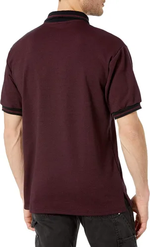 Vista 2 de Red Kap Camisa de sarga de punto Performance para hombre, Rojo