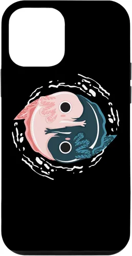 Vista 12 de iPhone 15 Yin Yang Axolotl Zen Meditation Axolotls Yoga Mindfulness Case