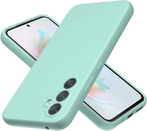 Vista 12 de Funda para Galaxy A54 5G de 6.4 pulgadas, silicona líquida suave protectora y forro de microfibra antiarañazos, a prueba de golpes, compatible