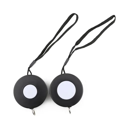 Vista 9 de WIN TAPE Cinta métrica retráctil negra de 80 pulgadas con cuerda negra