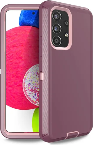 Vista 11 de Funda para Samsung Galaxy A17 5G, resistente a prueba de golpes, a prueba de polvo, 3 en 1, funda protectora resistente para Galaxy A17 5G (negro)