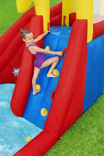 Vista 6 de H2OGO! AstroSplash - Parque acuático inflable para niños con soplador resistente Ondas de cascada