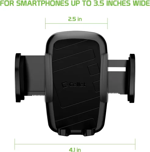 Vista 9 de Cellet Soporte para teléfono inteligente para automóvil con ranura para CD, compatible con soporte para teléfono celular, compatible con iPhone 12