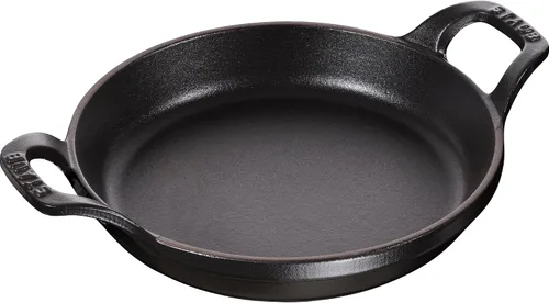 Vista 7 de Staub Plato para asar ovalado de 8 1/4 pulgadas, negro mate