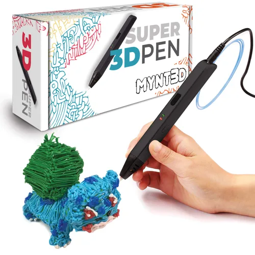 Vista 2 de MYNT3D Kit de bolígrafo y alfombrilla Super 3D: dibuja en 3D con filamentos ABS y PLA